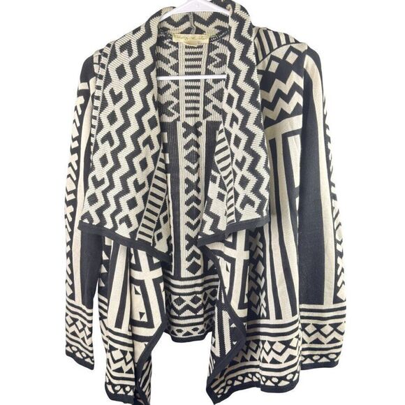 Anthropologie Staring At Stars Boho Waterfall Cardigan Sweater Boho Sz S EUC - Picture 1 of 9